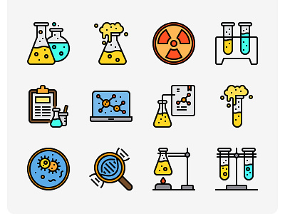 Science icon illustration science vector