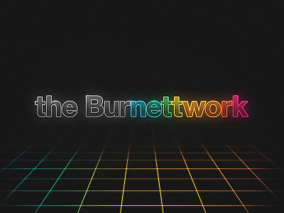 The Burnettwork burnett leo logo retro video