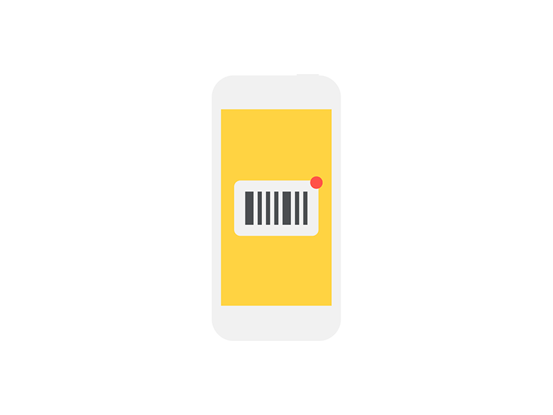 Brand Elements / Icons / Logo / Boom barcode branding chicago icon identity logo mobile money notification picket fence scan