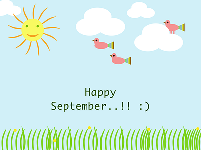 Happy September :)