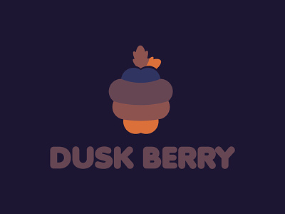 Duskberry branding design flat icon logo vector