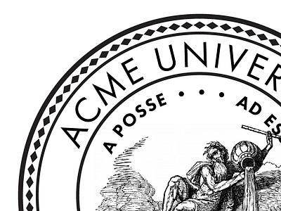 Acme University Seal university