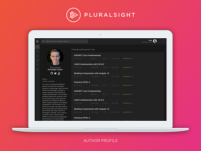 Pluralsight Author Profile