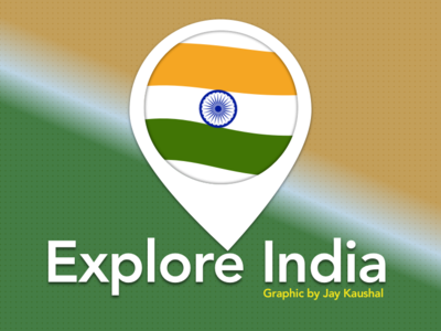 Exploreindia illustration tour india vector visit india