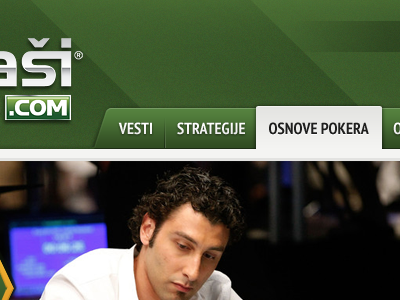 Redesign of pokerasi.com brandsane cards green knele knezevic poker redesign serbia srdjan