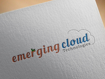 Emerging Cloud Technologies branding design icon logo website