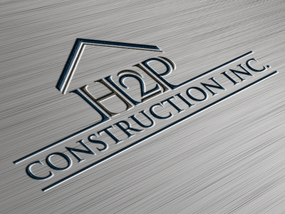 Construction branding design flat logo vector website