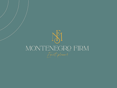 Montenegro Firm brand branding design identity logo monogram tyography