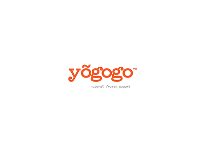Yogogo brand design frozen identity logo mexico monterrey orange tonico yogurt