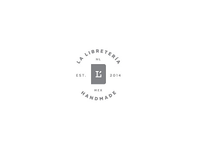La Libretería brand branding handmade logo