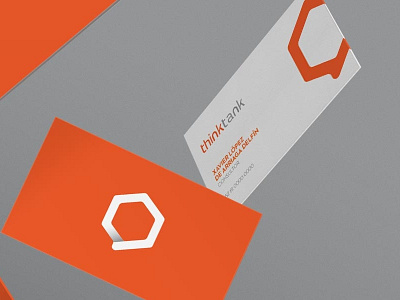Think Tank. communication consulting coporate logo orange