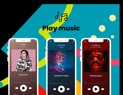 Flamingo Music Player app branding design illustration logo typography ui ux vector website