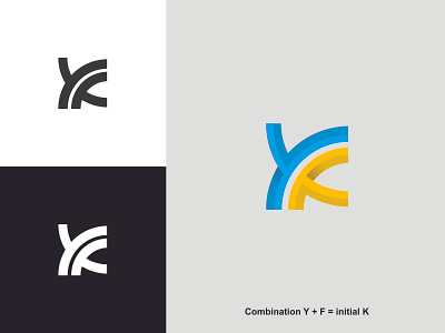 Initial K initial logo logo design minimalist logo modern logo monogram logo monoline