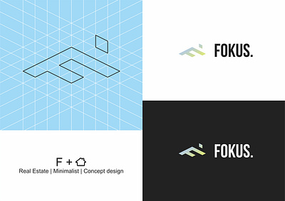 Fokus | Redesign concept logo design lontong design minimalist logo