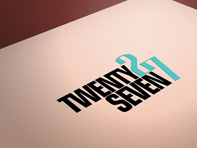 Logo design for Twenty Seven branding ecommerce logo design web design web development