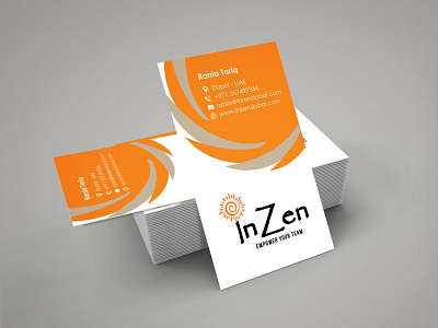 Logo & Business Card Design for InZen branding business card design logo design web design web development