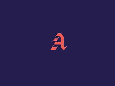 Blackletter 'A' 36daysoftype blackletter custom letter lettering texture type vector