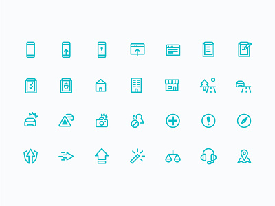 Metromile Iconography iconography icons product ui vector