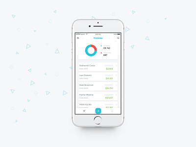 Facturama Ios Concept app blue clean clear color design flat invoicing ios iphone red