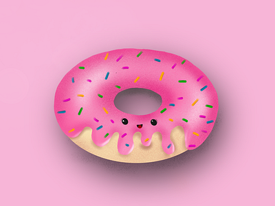 Donut cute donut pink yummy