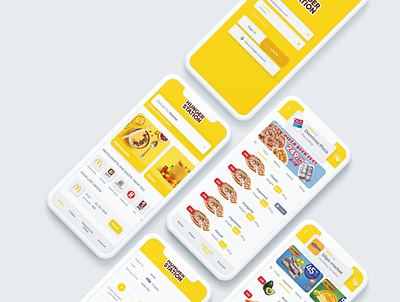 pizza application figma freebie freedownload iphone mobile