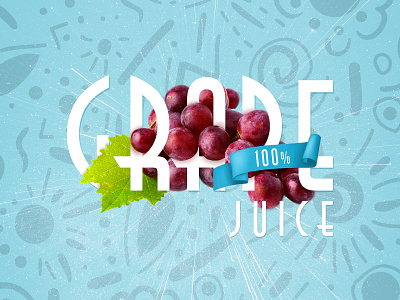 Grape creative design design illustration typography