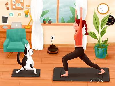 Illustration for Yoga