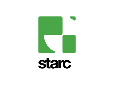 Logo for Russian Research Center "Starc" flat green helvetica illustration light logo logotype metro