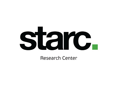 Final Logo for Research Center "Starc" green helvetica illustration light logo logotype metro