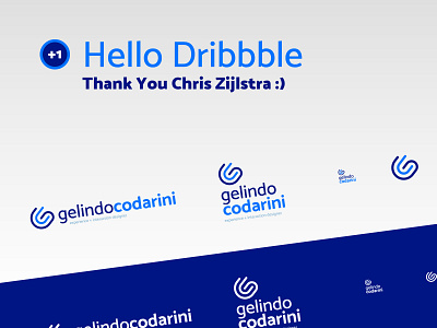 Bonjour Dribbble ! hello hello dribbble hellodribbble icon logo typography