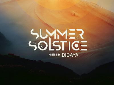 Summer Solstice party poster