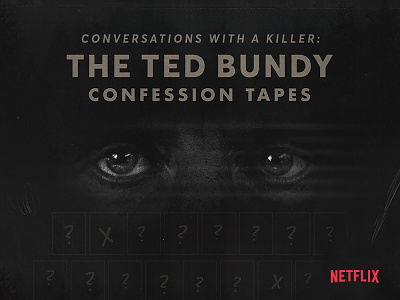 Ted Bundy Netflix Poster art branding bundy design direction graphic design illustration netflix poster poster art poster challenge poster collection