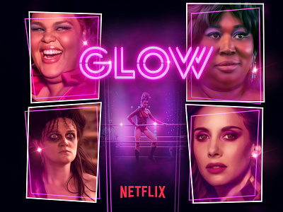 Glow Netflix Poster