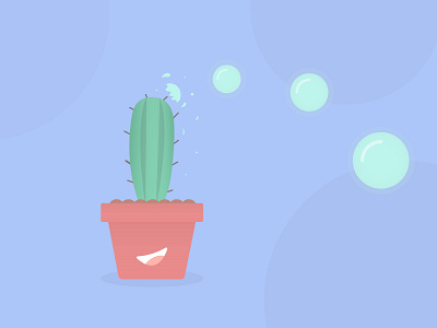 Cactus stubble causes bubble trouble