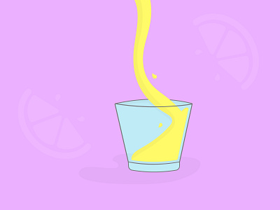If life gives you lemons, make a limoncello! cocktail creativity design glass illustration lemon lemons