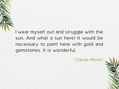 Roundor Font Family – Claude Monet Quote