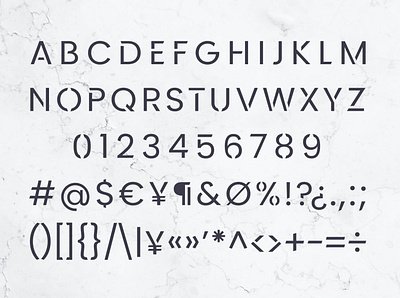 Kerox Letters Numbers Symbols font free font free typeface freebie illustration sans serif sans serif sans serif font typeface typeface design