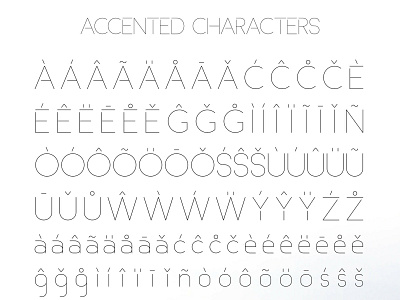 Basicaline Font Family – Sans Serif – Character Set 4