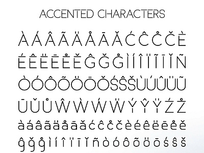 Basicaline Font Family Sans Serif Regular 3 By Robin Campistron On Dribbble