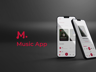 Music Mobile App Design | Music Listing