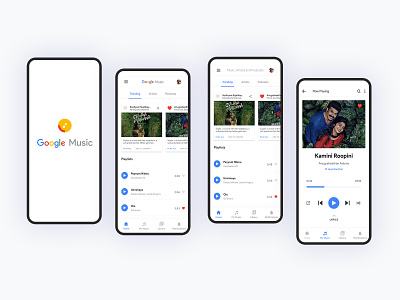 Google Music App Design Concept | Mobile App