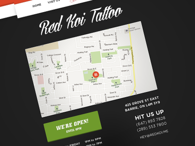 Red Koi Tattoo - Visit Us