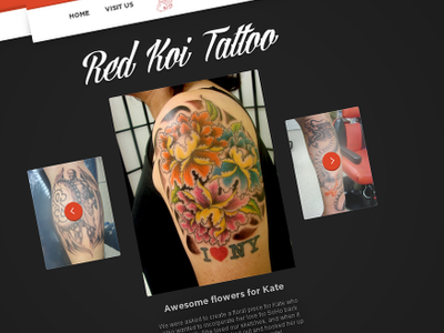 Red Koi Tattoo - Portfolio