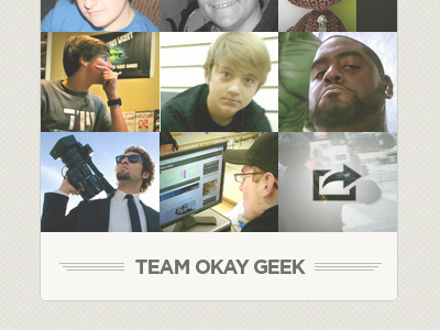 Team Okay Geek okay geek team ui