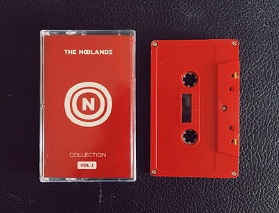The Noolands / Cassette Tapes band cassette cassette tape music print printing design red