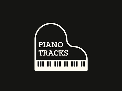 Piano Tracks / Brand brand brand design brand identity logo logo design piano piano logo