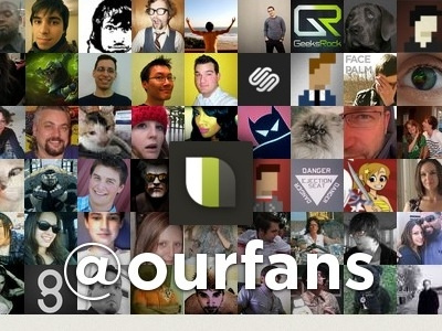 Being good people and saying thanks (in style) css3 fans twitter ui