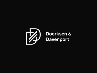 Doerksen & Davenport / Brand branding doerksen davenport logo