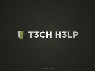 Shiny New Header Logo logo t3ch h3lp website