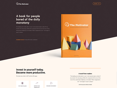 Book Landing Page